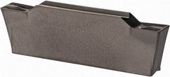 Iscar - 24GDMW Grade IC20, 2.4mm Cutting Width Carbide Grooving Insert - 18mm Max Depth of Cut, Neutral, 0.18mm Corner Radius, Uncoated - USA Tool & Supply
