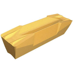 Iscar - 800E080GIFG Grade IC635, 8mm Cutting Width Carbide Grooving Insert - 25mm Max Depth of Cut, Neutral, 0.8mm Corner Radius, TiN/TiC/TiN Finish - USA Tool & Supply