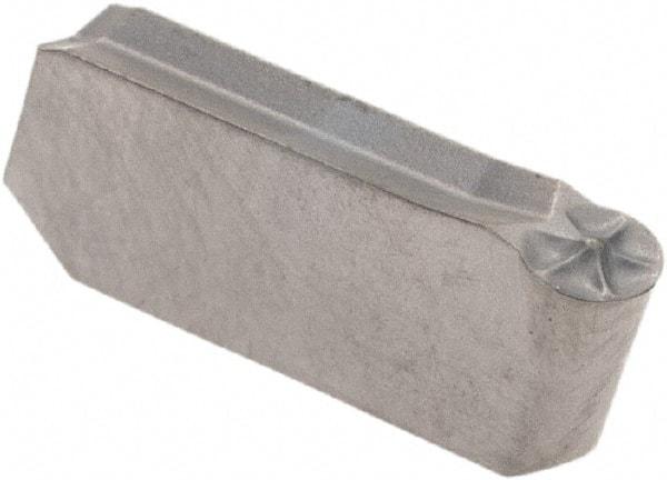 Iscar - 315GIMY Grade IC20, 3mm Cutting Width Carbide Grooving Insert - 1.5mm Max Depth of Cut, Neutral, 1.5mm Corner Radius, Uncoated - USA Tool & Supply
