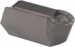 Iscar - 630GIMY Grade IC20, 6mm Cutting Width Carbide Grooving Insert - 3mm Max Depth of Cut, Neutral, 3mm Corner Radius, Uncoated - USA Tool & Supply