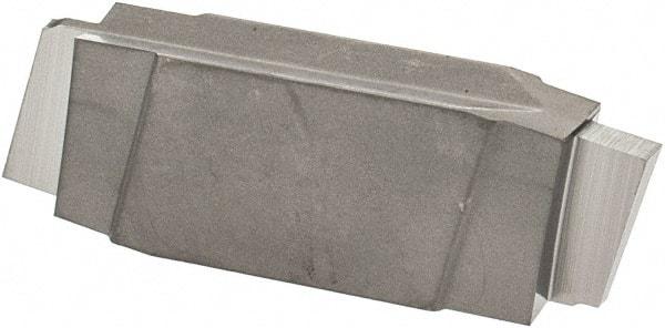 Iscar - 080000GIP Grade IC54, 0.8mm Cutting Width Carbide Grooving Insert - 1.6mm Max Depth of Cut, Neutral, Uncoated - USA Tool & Supply