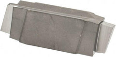 Iscar - 080000GIP Grade IC54, 0.8mm Cutting Width Carbide Grooving Insert - 1.6mm Max Depth of Cut, Neutral, Uncoated - USA Tool & Supply