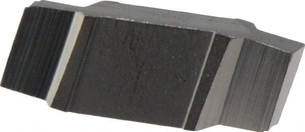 Iscar - 157015GIP Grade IC20, 1.57mm Cutting Width Carbide Grooving Insert - 2.7mm Max Depth of Cut, Neutral, 0.15mm Corner Radius, Uncoated - USA Tool & Supply