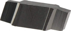 Iscar - 157015GIP Grade IC20, 1.57mm Cutting Width Carbide Grooving Insert - 2.7mm Max Depth of Cut, Neutral, 0.15mm Corner Radius, Uncoated - USA Tool & Supply
