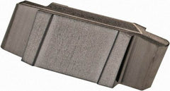 Iscar - 157079GIP Grade IC20, 1.57mm Cutting Width Carbide Grooving Insert - 2.7mm Max Depth of Cut, Neutral, 0.79mm Corner Radius, Uncoated - USA Tool & Supply