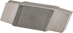 Iscar - 196015GIP Grade IC20, 1.96mm Cutting Width Carbide Grooving Insert - 3mm Max Depth of Cut, Neutral, 0.15mm Corner Radius, Uncoated - USA Tool & Supply