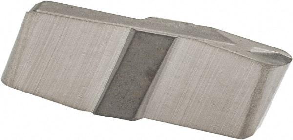 Iscar - 239120GIP Grade IC20, 2.39mm Cutting Width Carbide Grooving Insert - 4.7mm Max Depth of Cut, Neutral, 1.2mm Corner Radius, Uncoated - USA Tool & Supply