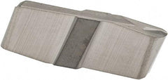 Iscar - 239120GIP Grade IC20, 2.39mm Cutting Width Carbide Grooving Insert - 4.7mm Max Depth of Cut, Neutral, 1.2mm Corner Radius, Uncoated - USA Tool & Supply