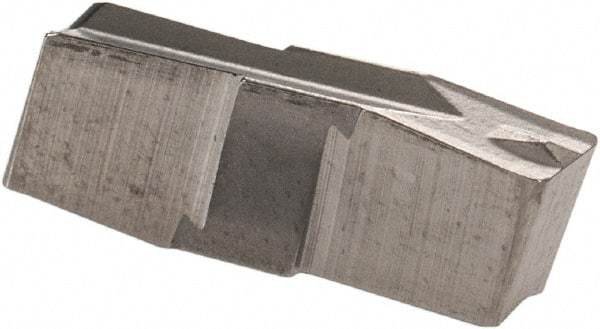Iscar - 300E040GIP Grade IC20, 3mm Cutting Width Carbide Grooving Insert - 13mm Max Depth of Cut, Neutral, 0.41mm Corner Radius, Uncoated - USA Tool & Supply