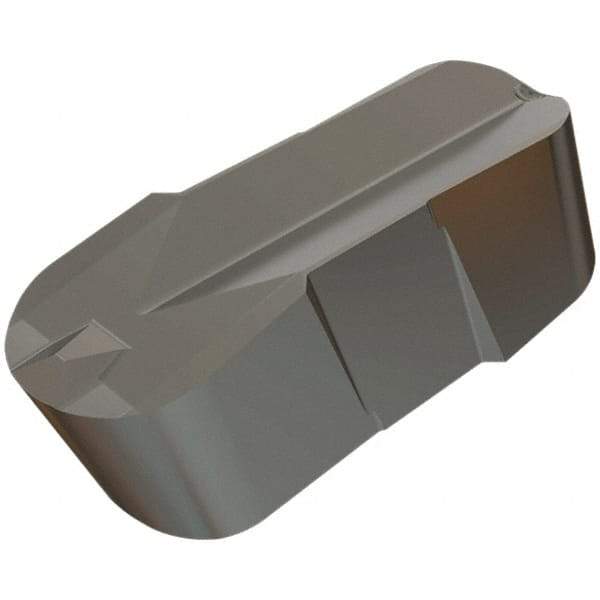 Iscar - 300E150GIP Grade IC20, 3mm Cutting Width Carbide Grooving Insert - 12.3mm Max Depth of Cut, Neutral, 1.5mm Corner Radius, Uncoated - USA Tool & Supply