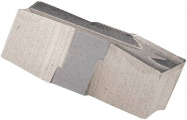 Iscar - 315015GIP Grade IC20, 3.15mm Cutting Width Carbide Grooving Insert - 13mm Max Depth of Cut, Neutral, 0.15mm Corner Radius, Uncoated - USA Tool & Supply