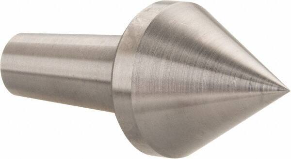 Riten - 4MT Taper, 1-1/8" Point Diam, Hardened Tool Steel Lathe Standard Point - 1-5/16" OAL - USA Tool & Supply