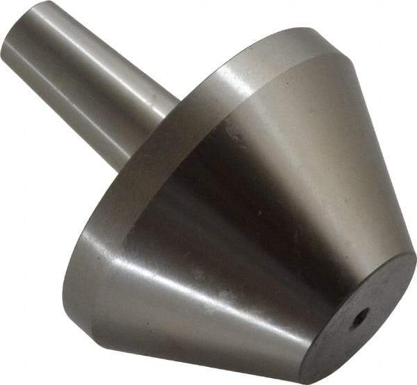 Riten - 4MT Taper, 1 to 2-1/4" Point Diam, Hardened Tool Steel Lathe Bull Nose Point - 1-9/16" OAL - USA Tool & Supply