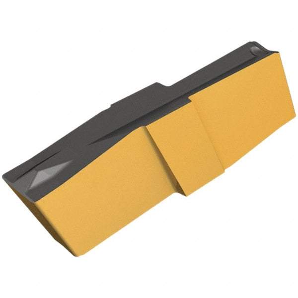 Iscar - 330010GIP Grade IC20, 3.3mm Cutting Width Carbide Grooving Insert - 13mm Max Depth of Cut, Neutral, 0.1mm Corner Radius, Uncoated - USA Tool & Supply