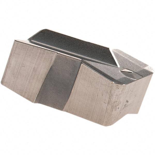 Iscar - 600E120GIP Grade IC20, 6mm Cutting Width Carbide Grooving Insert - 13mm Max Depth of Cut, Neutral, 1.2mm Corner Radius, Uncoated - USA Tool & Supply