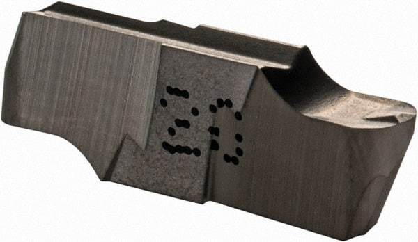 Iscar - 30015GIPI Grade IC20, 3mm Cutting Width Carbide Grooving Insert - Right Hand, 1.5mm Corner Radius, Uncoated - USA Tool & Supply