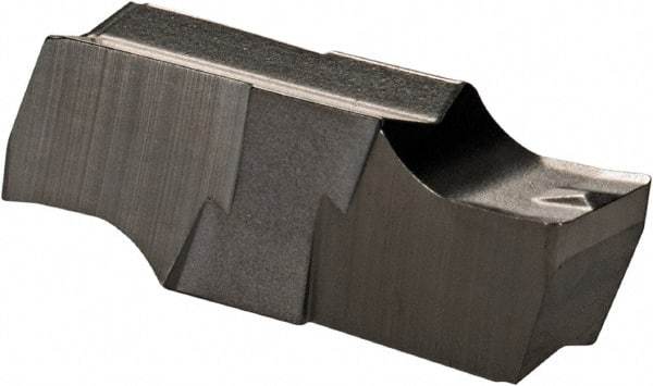 Iscar - 400E040GIPI Grade IC20, 3.99mm Cutting Width Carbide Grooving Insert - 15.49mm Max Depth of Cut, Neutral, 0.41mm Corner Radius, Uncoated - USA Tool & Supply
