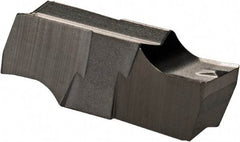 Iscar - 400E040GIPI Grade IC20, 3.99mm Cutting Width Carbide Grooving Insert - 15.49mm Max Depth of Cut, Neutral, 0.41mm Corner Radius, Uncoated - USA Tool & Supply