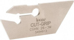 Iscar - 2.8 to 4mm Groove Width, 20mm Max Depth of Cut, Neutral Cut, CGHN Indexable Grooving Blade - Multiple Insert Styles, Series Cut Grip - USA Tool & Supply