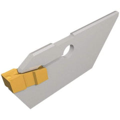 Iscar - 3.6 to 4.5mm Groove Width, 20mm Max Depth of Cut, Neutral Cut, CGHN Indexable Grooving Blade - Multiple Insert Styles, Series Cut Grip - USA Tool & Supply