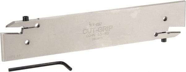 Iscar - 8 to 8.3mm Groove Width, Indexable Grooving Blade - GDMF.., GDMN.., GDMU.., GDMY.., GIF.., GIPA.. Insert Style, Series Cut Grip - USA Tool & Supply