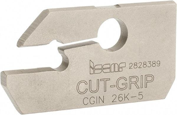 Iscar - 4.4 to 6.4mm Groove Width, 15mm Max Depth of Cut, Neutral Cut, CGIN Indexable Grooving Blade - GIFI, GIFI-E, GIFI-E (Full Radius), GINI-E, GIPI, GIPI (Full Radius), GIPI-E, TIPI-MT Insert Style, Series Cut Grip - USA Tool & Supply