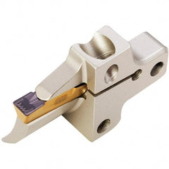 Iscar - Left Hand Cut, 8mm Insert Width, Cutoff & Grooving Support Blade for Indexables - 25mm Max Depth of Cut - USA Tool & Supply