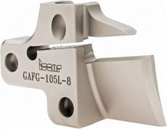 Iscar - Left Hand Cut, 8mm Insert Width, Cutoff & Grooving Support Blade for Indexables - 25mm Max Depth of Cut - USA Tool & Supply