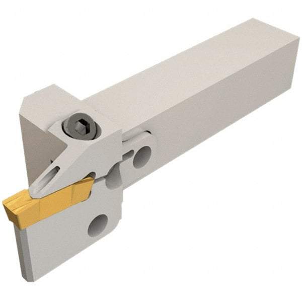 Iscar - GHA, External, Right Hand, 1" Max Depth of Cut, Indexable Grooving Tool Holder - GDM.. 808, GI.. 8.. Insert Compatibility, 1" Shank Height, 1" Shank Width, 5" OAL - USA Tool & Supply