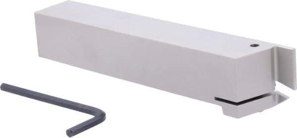 Iscar - GHD, External, Left Hand, 0.36" Max Depth of Cut, 0.11 to 0.157" Groove Width, Indexable Grooving Tool Holder - GI.. Insert Compatibility, 1" Shank Height, 1" Shank Width, 6" OAL - USA Tool & Supply