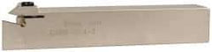 Iscar - Right Hand Cut, GI.., GPV.., TIP.. Insert, Indexable Cutoff Toolholder - 0.36" Max Depth of Cut, 1" Shank Width, 1" Shank Height, 6" OAL - USA Tool & Supply