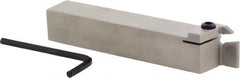 Iscar - GHD, External, Right Hand, 1/2" Max Depth of Cut, 0.197 to 1/4" Groove Width, Indexable Grooving Tool Holder - GI.. Insert Compatibility, 1" Shank Height, 1" Shank Width, 6" OAL - USA Tool & Supply