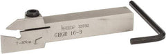 Iscar - GHG, External, Right Hand, 1.57" Max Depth of Cut, 3 to 4mm Groove Width, Indexable Grooving Tool Holder - GI..,TIP.. Insert Compatibility, 16mm Shank Height, 16mm Shank Width, 110mm OAL - USA Tool & Supply
