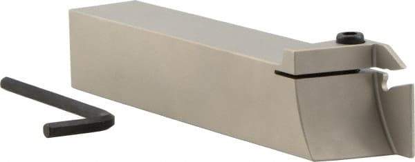 Iscar - External Thread, 0.79" Max Depth of Cut, 0.118" Min Groove Width, 7" OAL, Right Hand Indexable Grooving Cutoff Toolholder - 1-1/4" Shank Height x 1-1/4" Shank Width, GI.. Insert Style, GHG Toolholder Style, Series Cut Grip - USA Tool & Supply