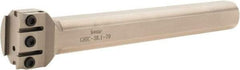 Iscar - GHIC, Internal, Neutral, 0.79" Max Depth of Cut, 1/16 to 1/4" Groove Width, Indexable Grooving Tool Holder - GF.., GI.., TGMF, TIP Insert Compatibility, 2.087" Shank Height, 1-1/2" Shank Width, 12" OAL - USA Tool & Supply