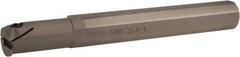 Iscar - GHI, Right Hand, 0.197" Max Depth of Cut, 0.098 to 0.157" Groove Width, Indexable Grooving Tool Holder - 1" Shank Width, 8" OAL - USA Tool & Supply