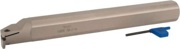 Iscar - GHI, Right Hand, 0.315" Max Depth of Cut, 0.157 to 1/4" Groove Width, Indexable Grooving Tool Holder - GIFI.., GIMY.., GINI.., GIPI.., TIPI.. Insert Compatibility, 1-1/2" Shank Width, 12" OAL - USA Tool & Supply