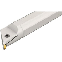 Iscar - 1.48" Min Bore Diam, 10" OAL, 1-1/4" Shank Diam, GHIU Indexable Boring Bar - 1.73" Max Bore Depth, GIPI Insert - USA Tool & Supply