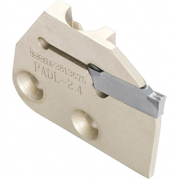 Iscar - Left Hand Cut, 3.18mm Insert Width, Cutoff & Grooving Support Blade for Indexables - 16.3mm Max Depth of Cut, 1.9mm Head Projection - USA Tool & Supply