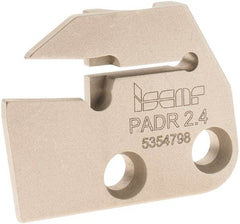 Iscar - 3/32 to 1/8" Groove Width, 0.642" Max Depth of Cut, Right Hand Cut, PAD Indexable Grooving Blade - 0.075 Seat Size, GDMW 2.4 Insert Style, Series Cut Grip - USA Tool & Supply