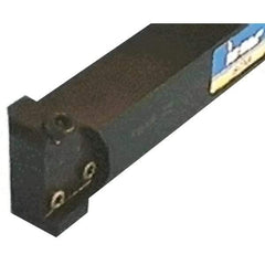 Iscar - PHA, External, Left Hand, 0.64" Max Depth of Cut, Indexable Grooving Tool Holder - GDMW 2.4 Insert Compatibility, 1" Shank Height, 1" Shank Width, 6" OAL - USA Tool & Supply