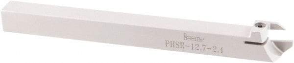 Iscar - PHS, External, Right Hand, 1/2" Max Depth of Cut, 3/32 to 1/8" Groove Width, Indexable Grooving Tool Holder - GDMW 2.4 Insert Compatibility, 1/2" Shank Height, 1/2" Shank Width, 5.9" OAL - USA Tool & Supply
