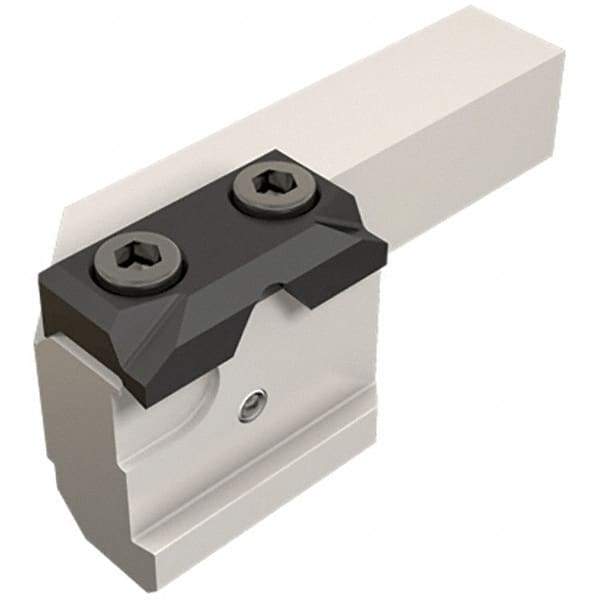 Iscar - Left Hand Indexable Grooving Cutoff Toolholder - 1" Shank Height x 1" Shank Width, GI.. Insert Style, UBHC Toolholder Style, Series Cut Grip - USA Tool & Supply