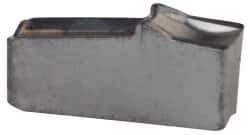 Iscar - 2GFF Grade IC354, 2.1mm Cutting Width Carbide Cut-Off Insert - Neutral, 0.2mm Corner Radius, TiCN Finish - USA Tool & Supply