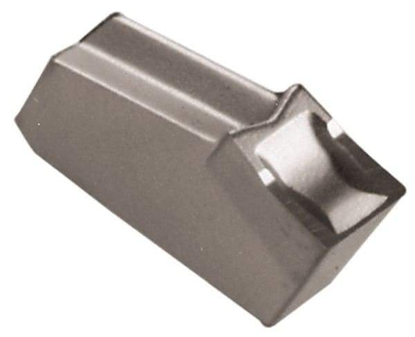 Iscar - GFR C IC354 Grade, 0.189" Cutting Width, Carbide Cutoff Insert - 8° Right Hand Lead Angle, 0.011" Cnr Rad, TiCN Coated, Single End - USA Tool & Supply