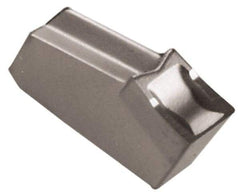 Iscar - GFR C IC354 Grade, 0.189" Cutting Width, Carbide Cutoff Insert - 8° Right Hand Lead Angle, 0.011" Cnr Rad, TiCN Coated, Single End - USA Tool & Supply