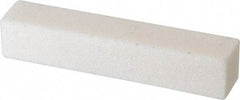 Norton - 60 Grit Aluminum Oxide Square Dressing Stick - 4 x 3/4 x 3/4, Medium Grade, Vitrified Bond - USA Tool & Supply