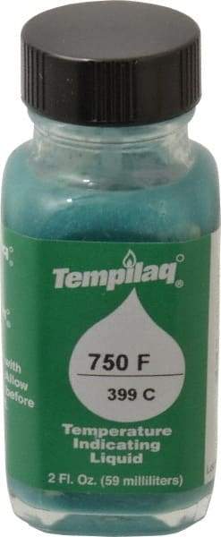 Tempil - 750°F Temp Indicating Liquid - 2 Ounce Container, 399°C - USA Tool & Supply