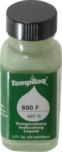 Tempil - 800°F Temp Indicating Liquid - 2 Ounce Container, 427°C - USA Tool & Supply