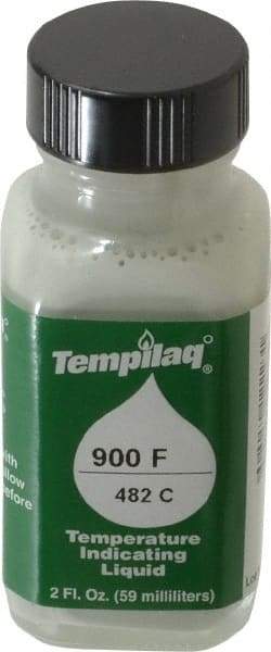 Tempil - 900°F Temp Indicating Liquid - 2 Ounce Container, 482°C - USA Tool & Supply